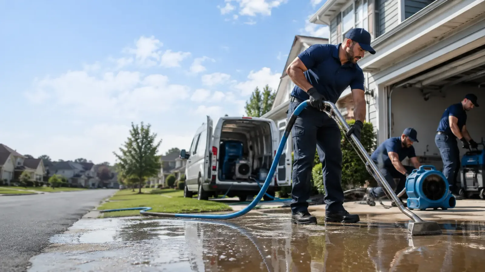 Flood Damage Restoration in Saratoga, IN